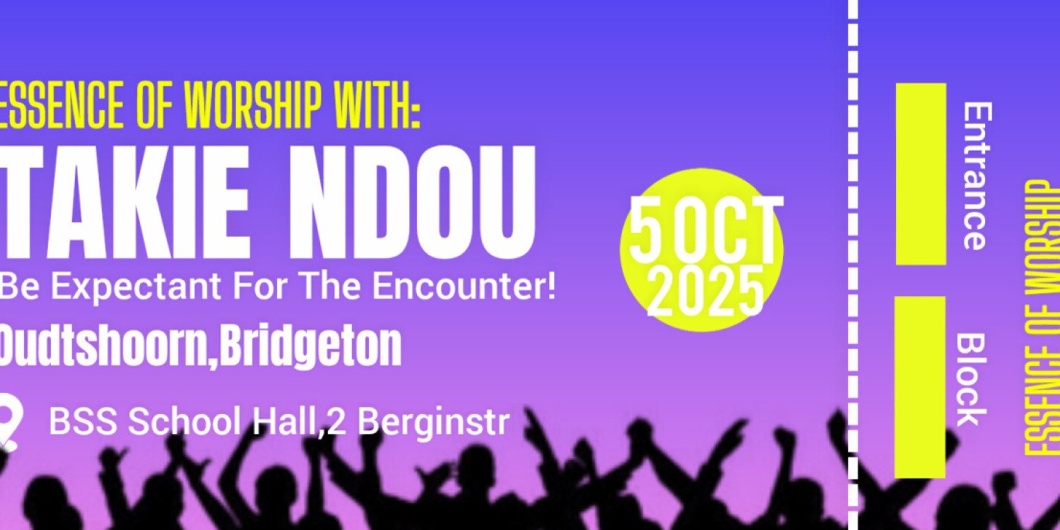 Essence of Worship presents Takie Ndou on 05 October 2025