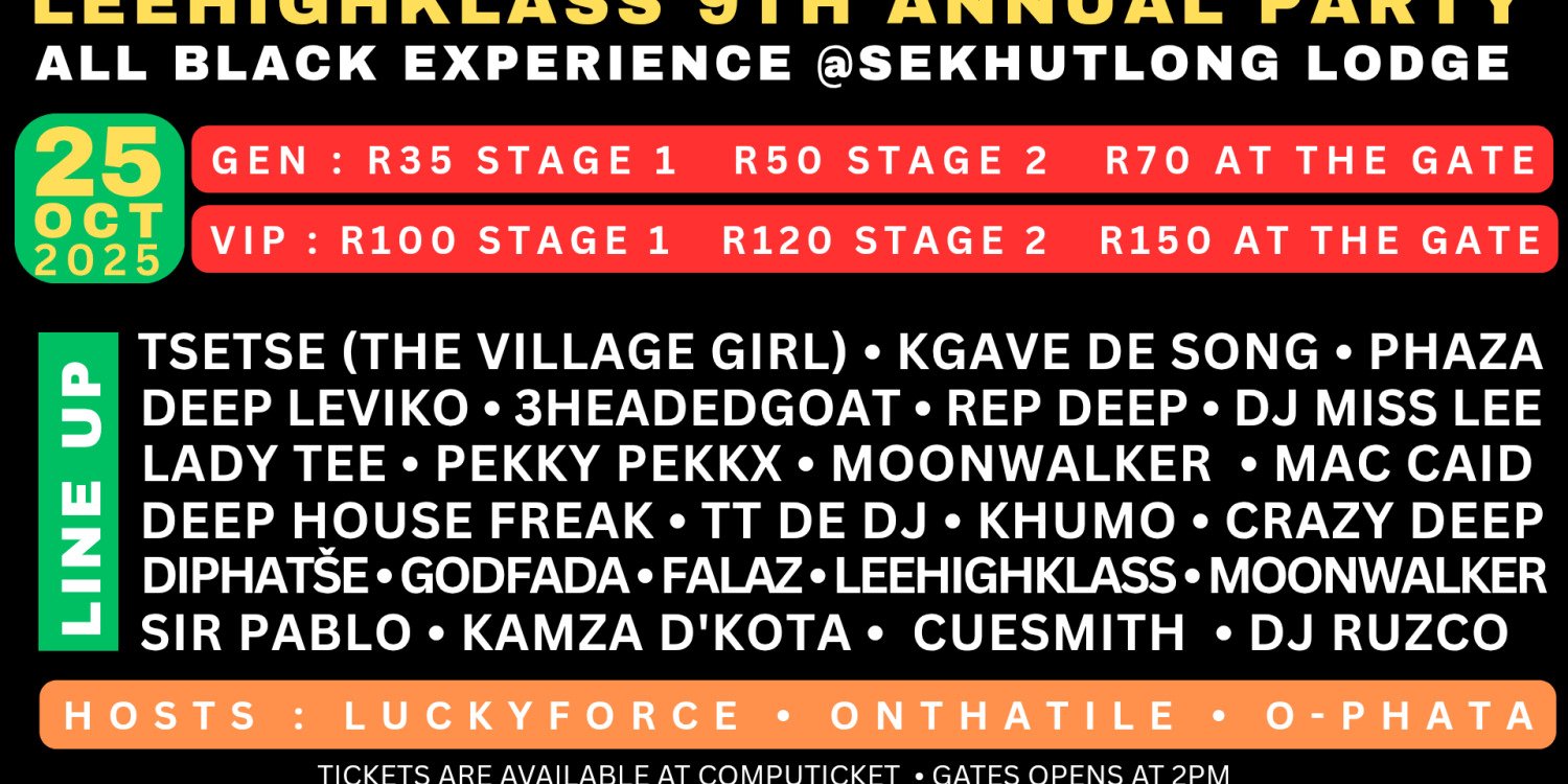 LEEHIGHKLASS 9TH ANNUAL PARTY (ALL BLACK EXPERIENCE)