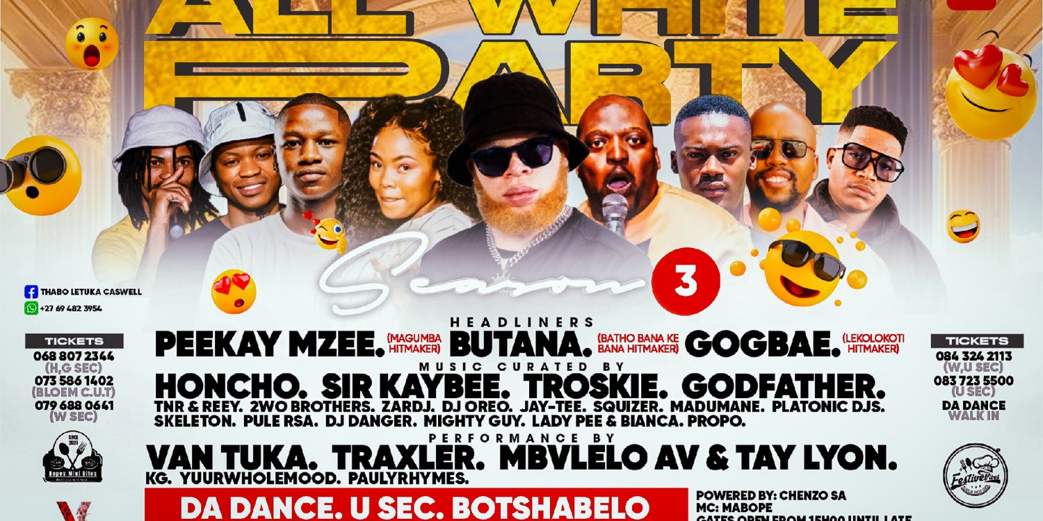 All White Party - Computicket BoxOffice