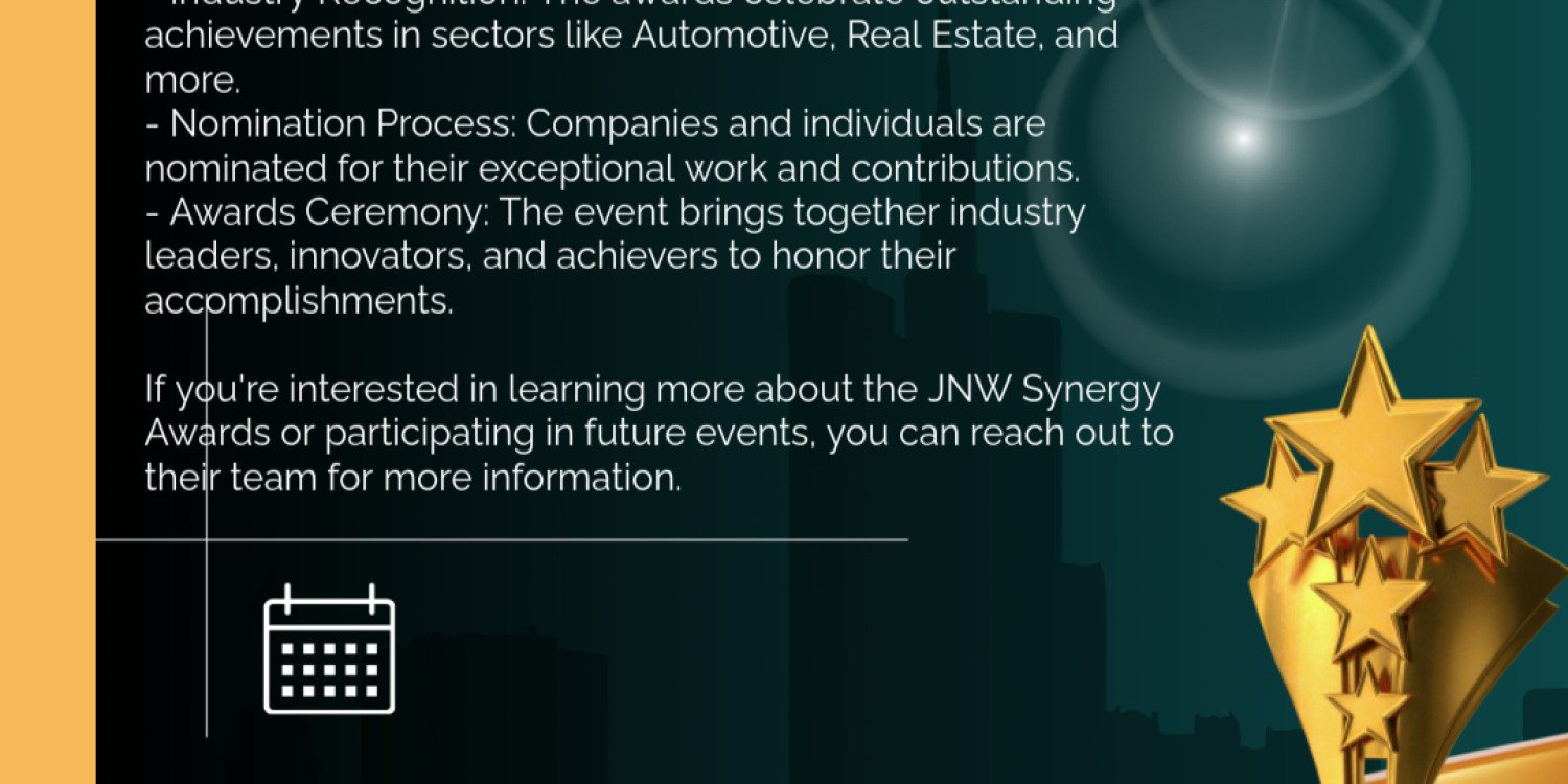 Jnw Synergy Award 2025