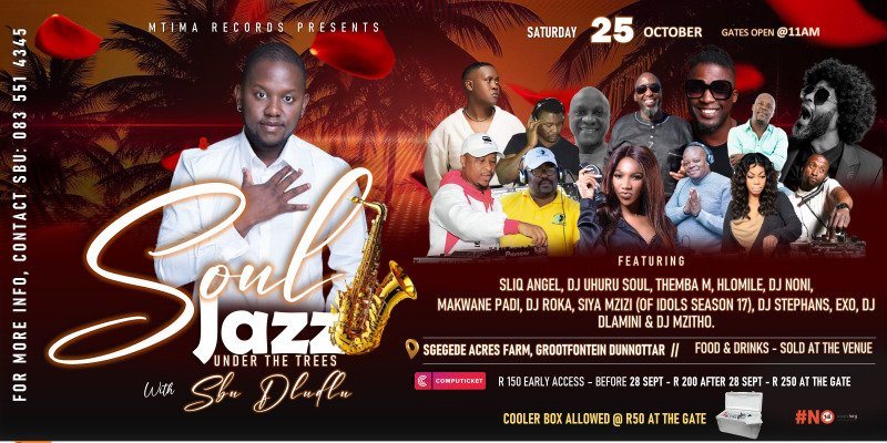 Soul & Jazz under the trees with Sbu Dludlu