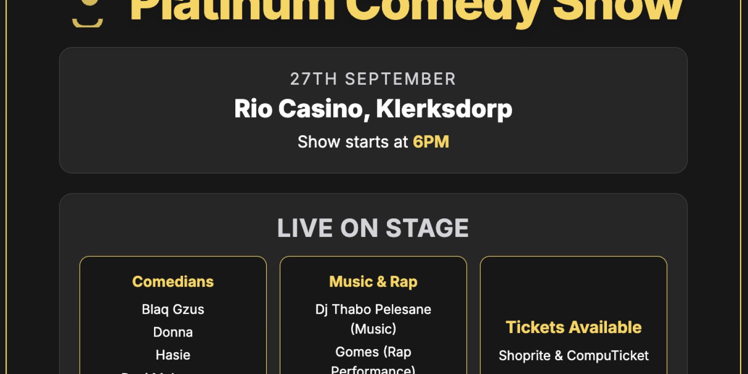 PLATINUM COMEDY SHOW
