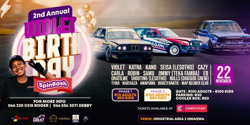 Violet’s Birthday Spin Bash