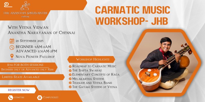 Anantha Shravanthi Veena Workshop- Johannesburg