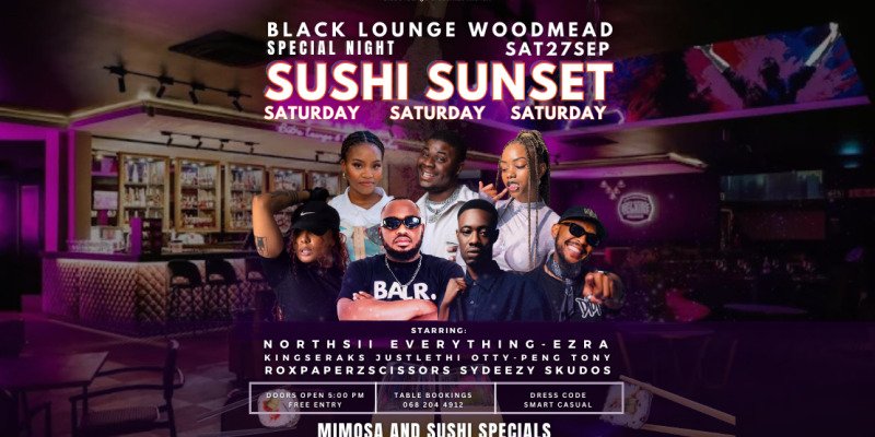 Sushi Sunset At Black Lounge Woodmead