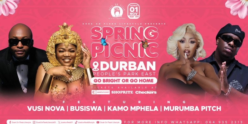 Doek On Fleek Spring Picnic Durban