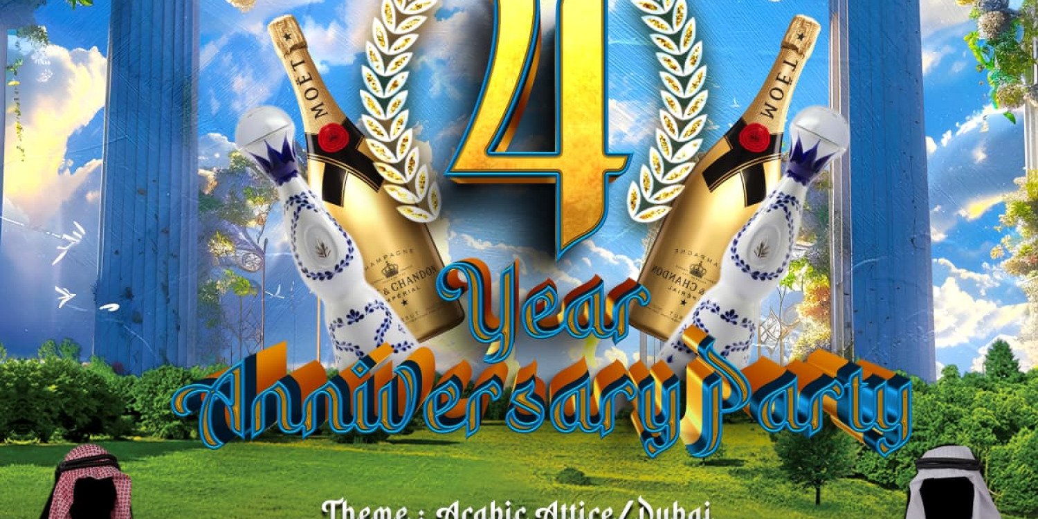 4 Years Celebration Arabs Theme Villages Lounge