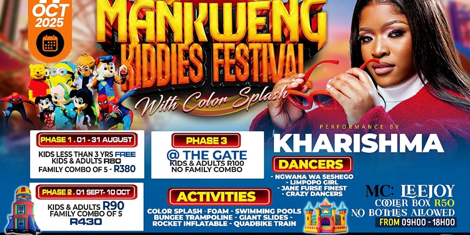 Mankweng Kiddies Festival with Color Splash 
