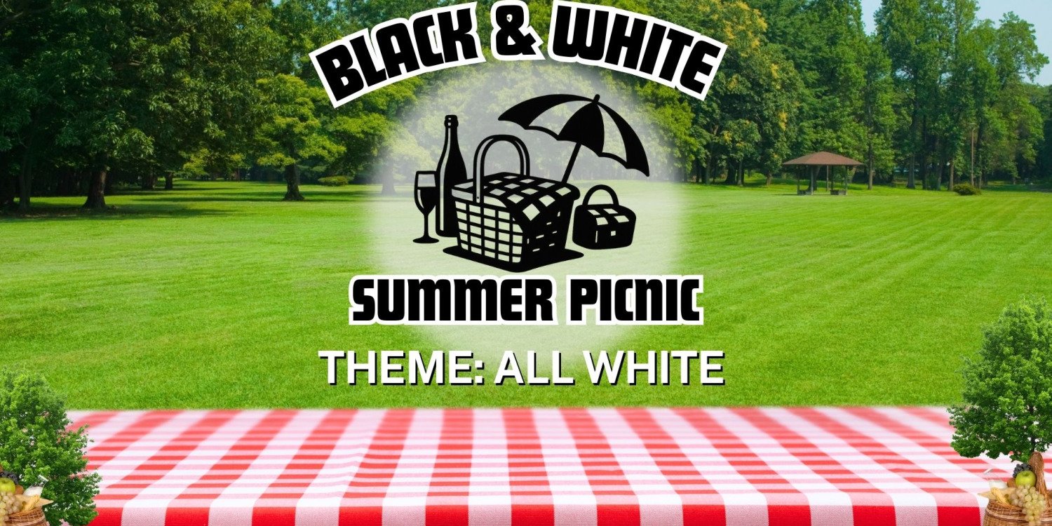 Black and White Summer Picnic - All White Edition 