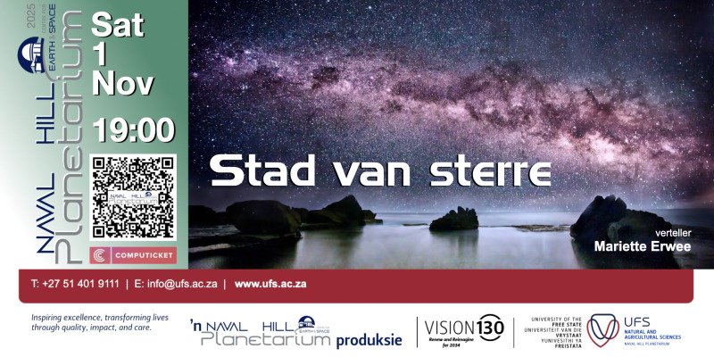 1 November 2025: Stad van Sterre (Afr)