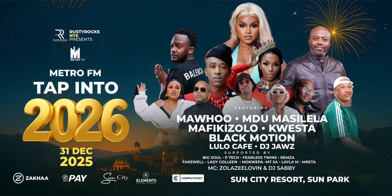 Rusty Rocks NYE Presents Metro FM tap into 2026