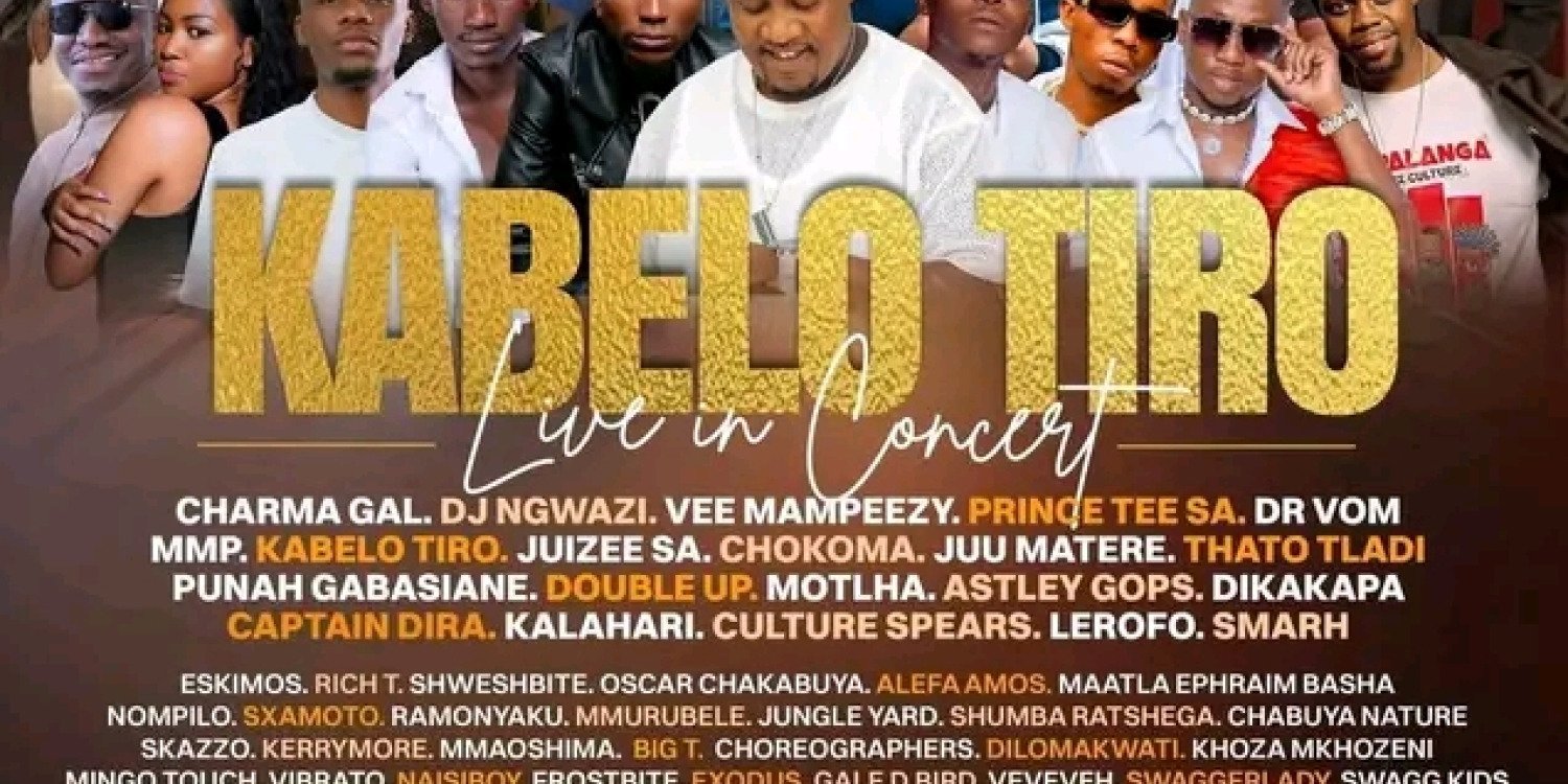 KABELO TIRO LIVE IN CONCERT  ENTERTAINMENT