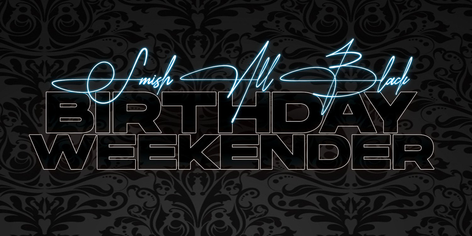 Smish All Black Birthday Weekender