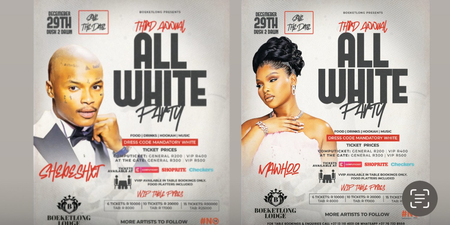 Boeketlong’s 3rd annual all white party 