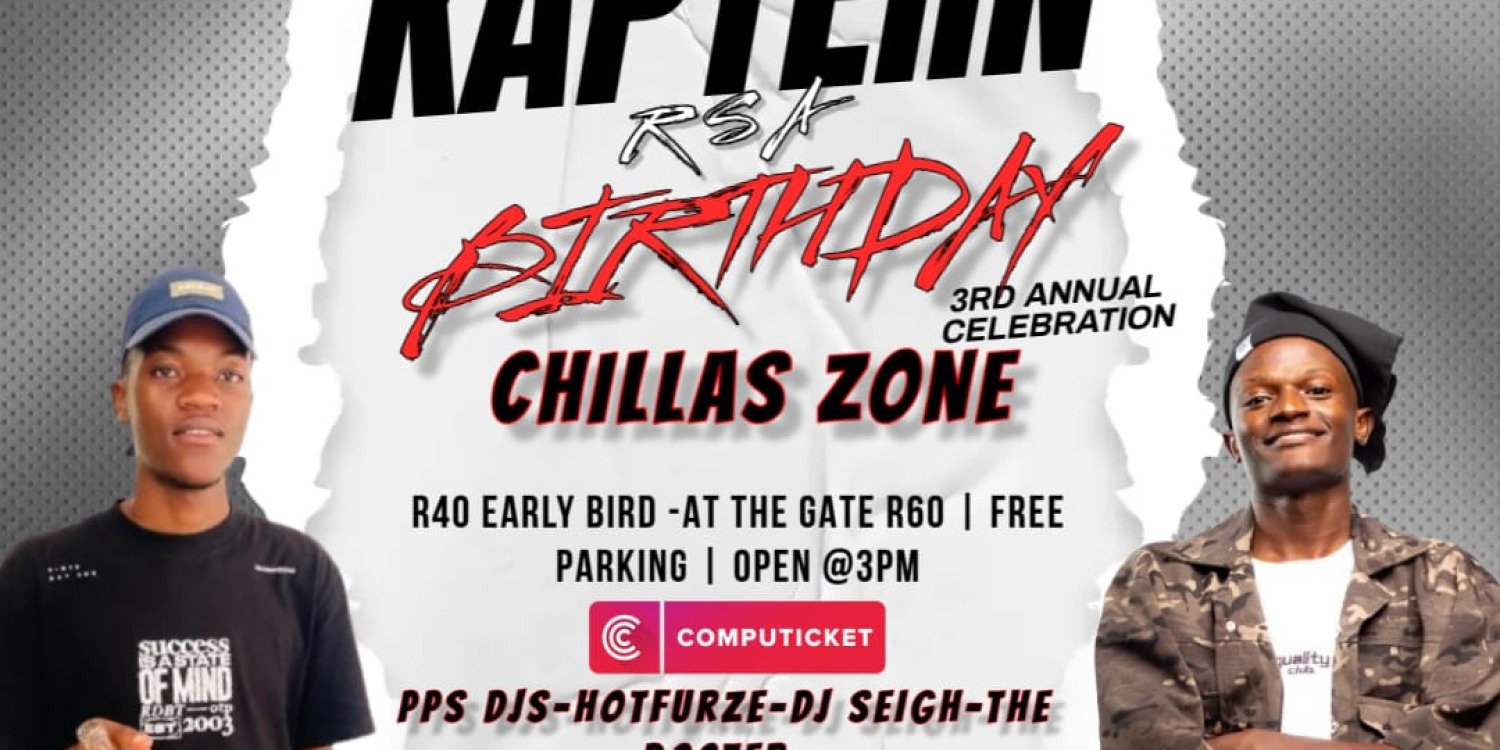 Kapteiin Rsa birthday experiance 3rd Annual