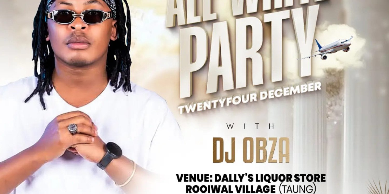 SPRINGS SA ANNUAL ALL WHITE PARTY 24 DECEMBER 