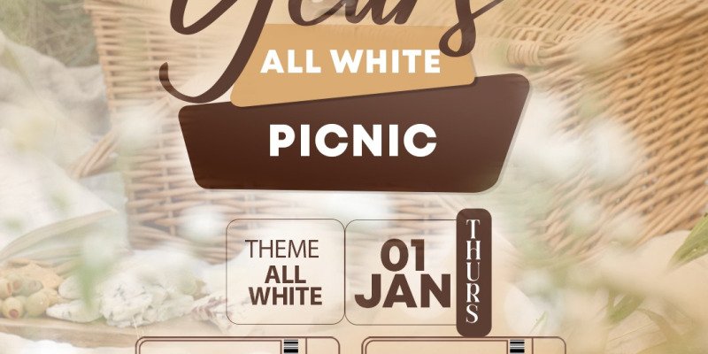 Merafong new years all white picnic