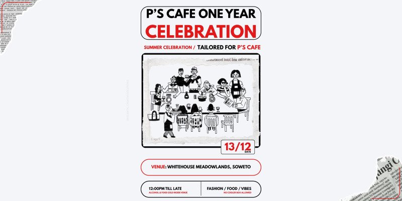 Tailored for P’s cafe 