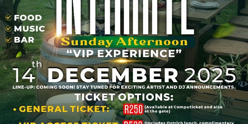 Mbali's Intimate Sunday Afternoon "VIP Experience"