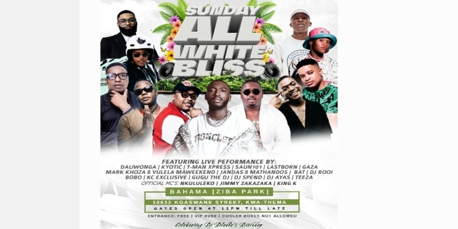 SUNDAY ALL WHITE BLISS (BAHAMA - ZIBA PARK)