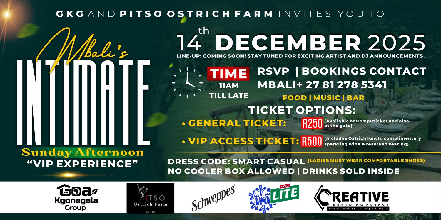 Mbali's Intimate Sunday Afternoon "VIP Experience"