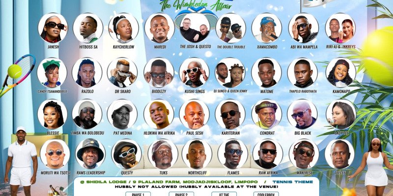 Bolobedu Denim and White (The Wimbledon Affair)