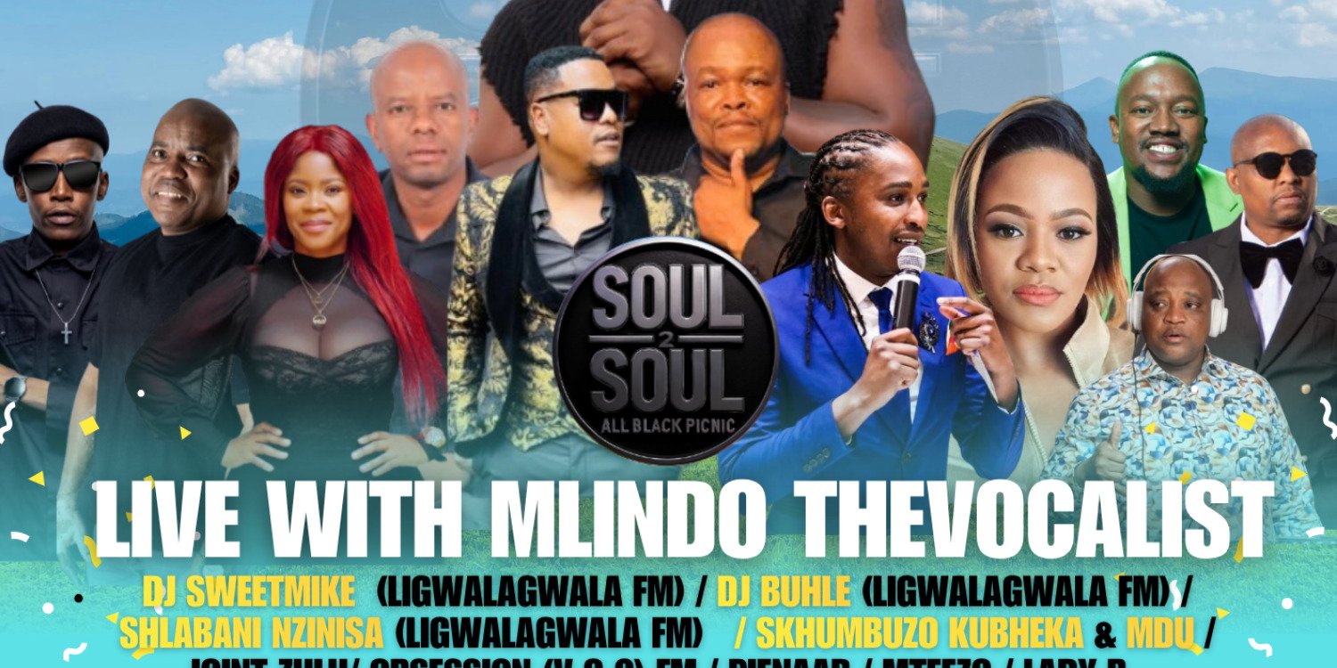 Soul2Soul all black picnic by Skhumbuzo Kubheka
