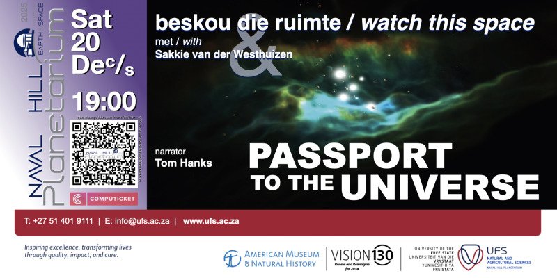 20 December 2025: Passport to the universe (Eng & Afr) 