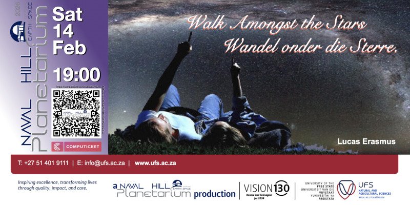 14 February 2026: Walk amongst the stars (Eng & Afr) 