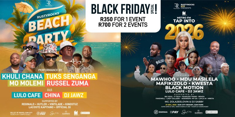 Rusty Rocks NYE Presents Metro FM tap into 2026