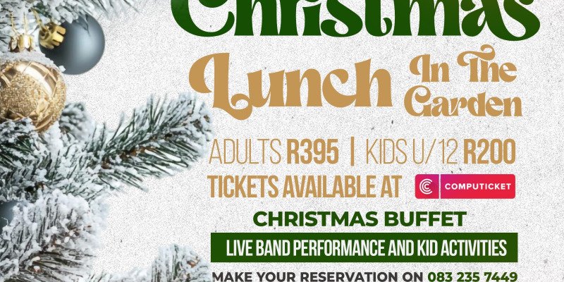 CHRISTMAS LUNCH IN THE GARDEN