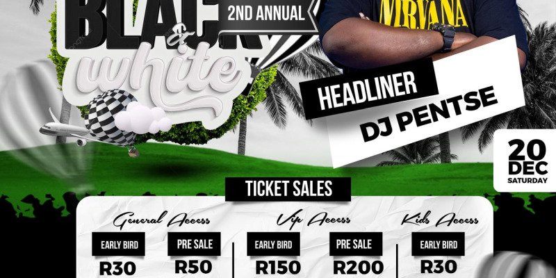 2nd Annual Black and white party 