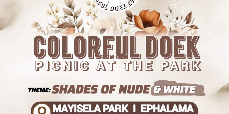 COLORFUL DOEK PICNIC AT THE PARK