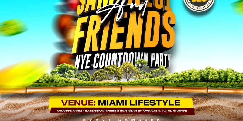 SAMZA 101 & Friends NYE COUNTDOWN PARTY