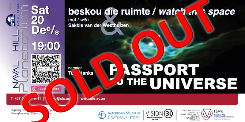 20 December 2025: Passport to the universe (Eng & Afr) 