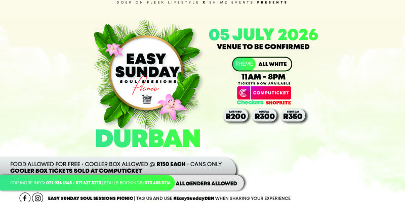Easy Sunday Soul Sessions Picnic Durban