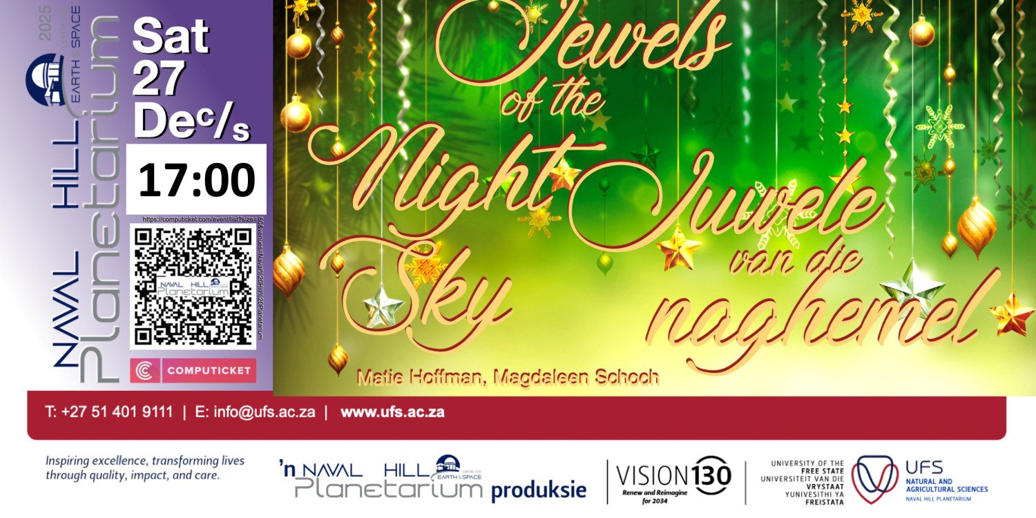 27 December 2025: Jewels of the night sky (Eng & Afr) 17:00