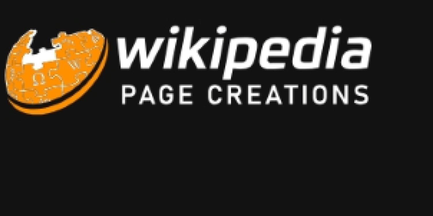 Wikipedia Page Creations Webinar