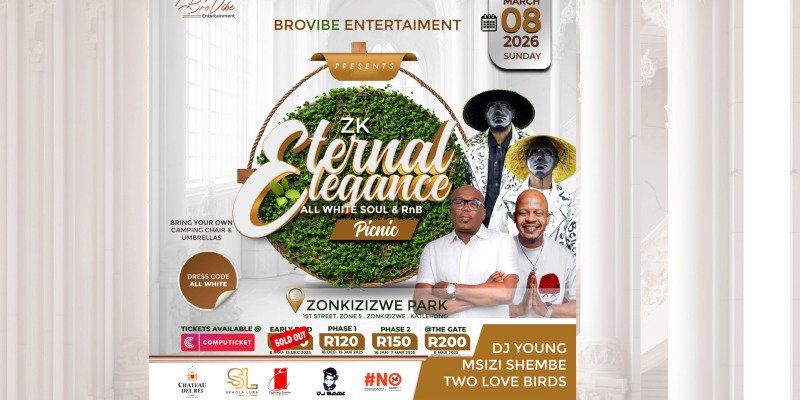 ZK Eternal Elegance All white Soul & Rnb Picnic