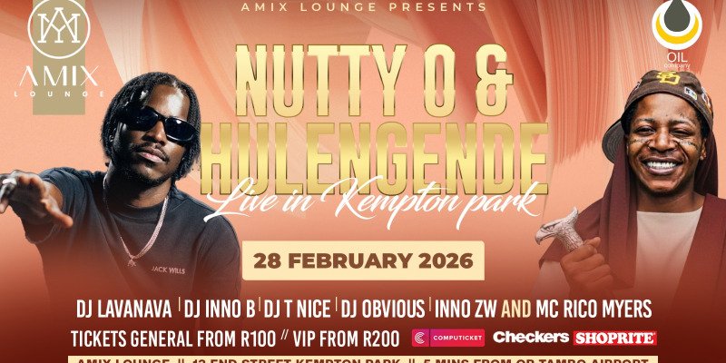 Nutty O & Hulengende live in Kemptonpark 