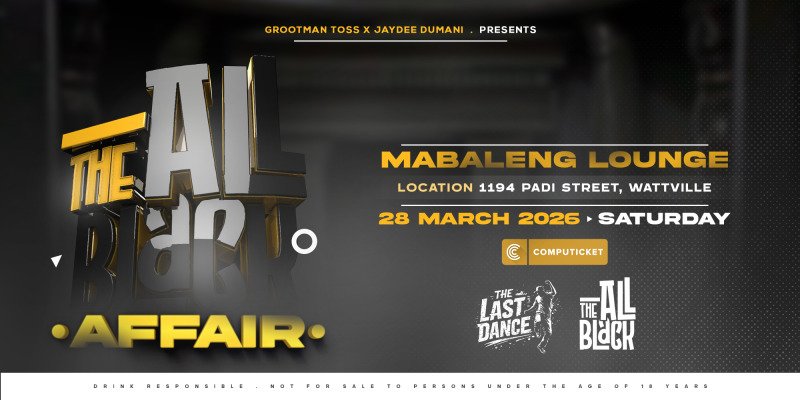 Grootman Toss x Jaydee Dumani All Black Affair