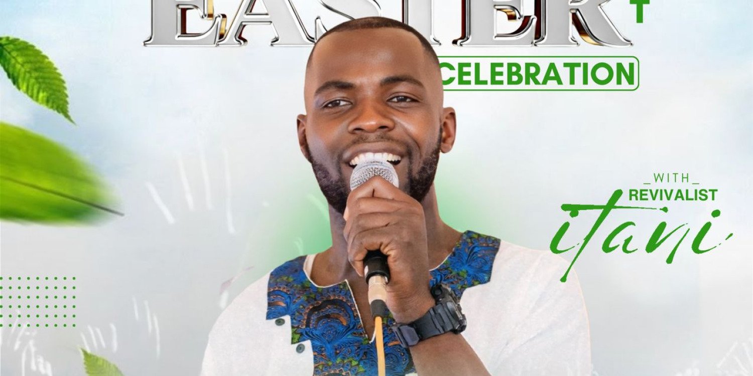 All white Easter feast celebration 