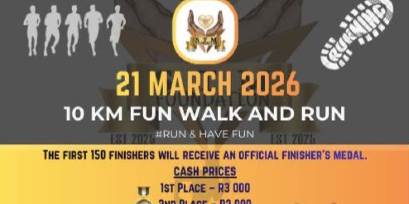 Fun walk and run humans day