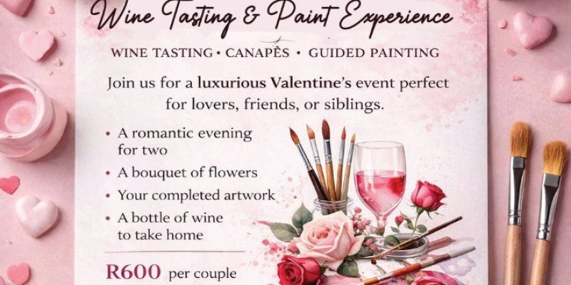 Valentine's day sip and paint 