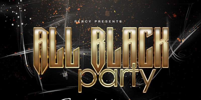 All black party 