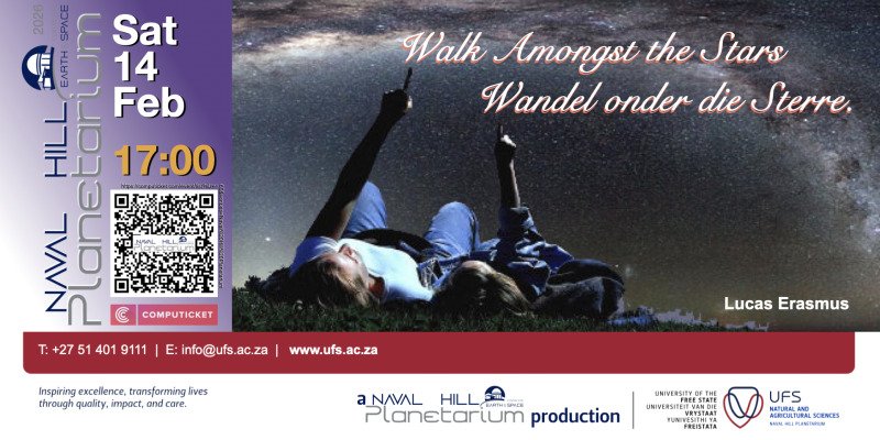14 February 2026: Walk amongst the stars (Eng & Afr) 