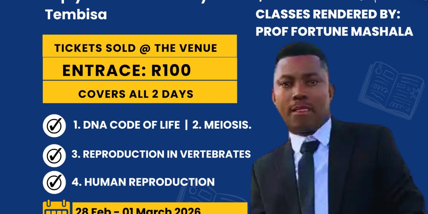 Ke Nako life sciences matric event 2026 