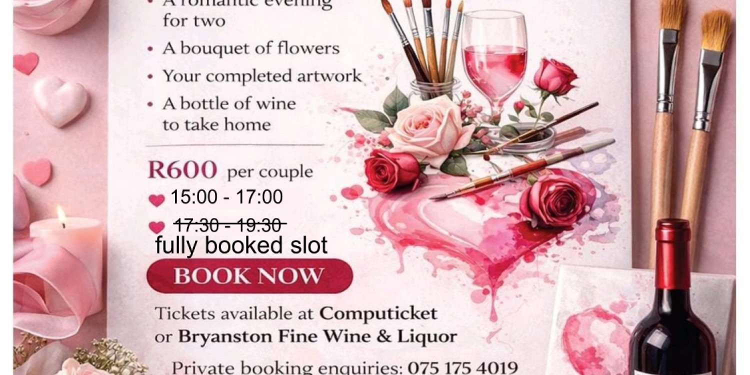 Valentine's day sip and paint 