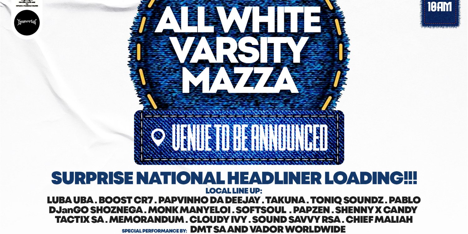All White Varsity Mazza