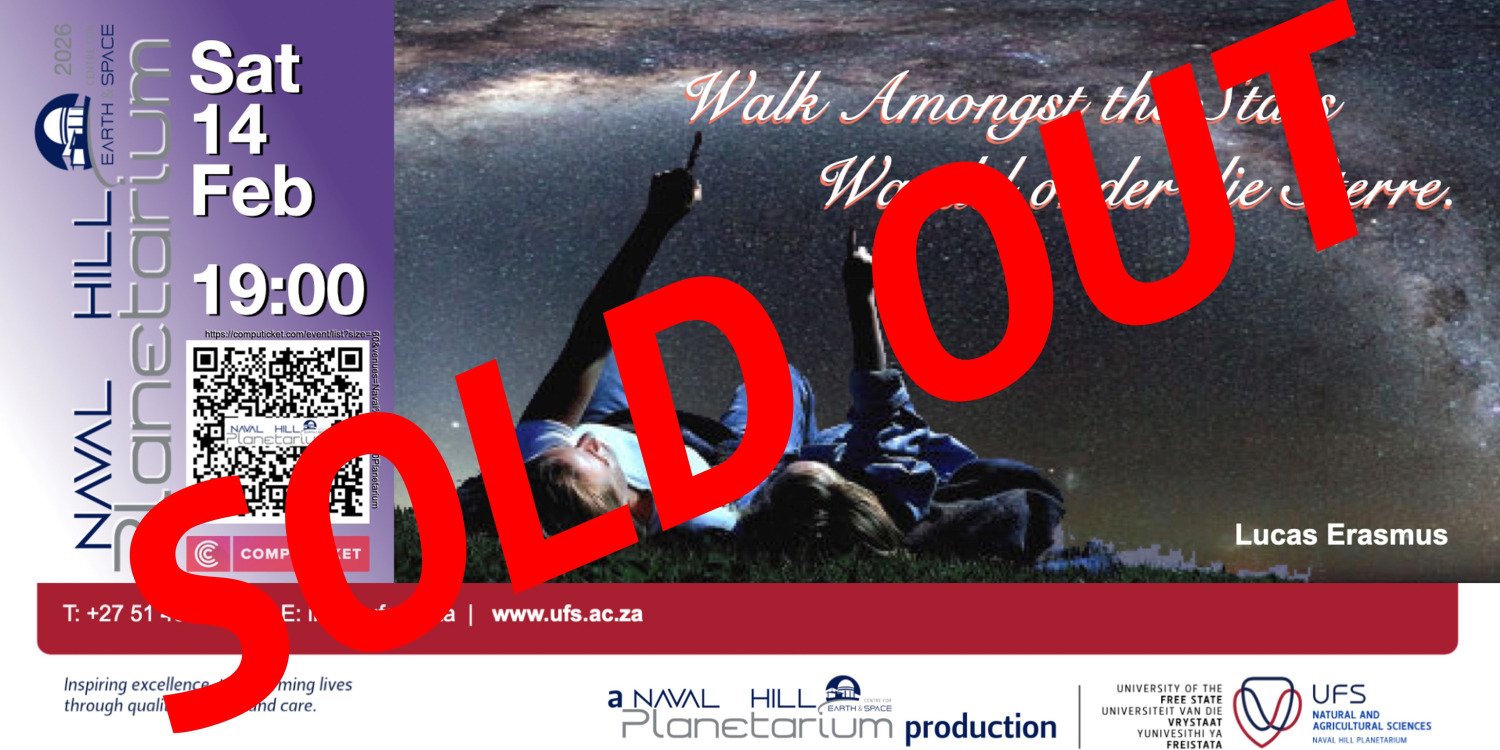 14 February 2026: Walk amongst the stars (Eng & Afr) 